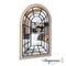 Uniquewise Arched Large 39.37 x 27.56 in Rustic Window Metal Mirror, Windowpane Shaped QI004670 - alternate 5